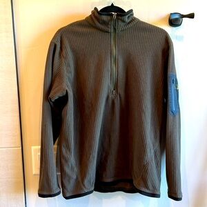 Dark green Smith sweatshirt size M 3/4 zip pullover gently used